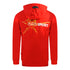 Plein Sport Block Logo On Chest Red Hoodie S